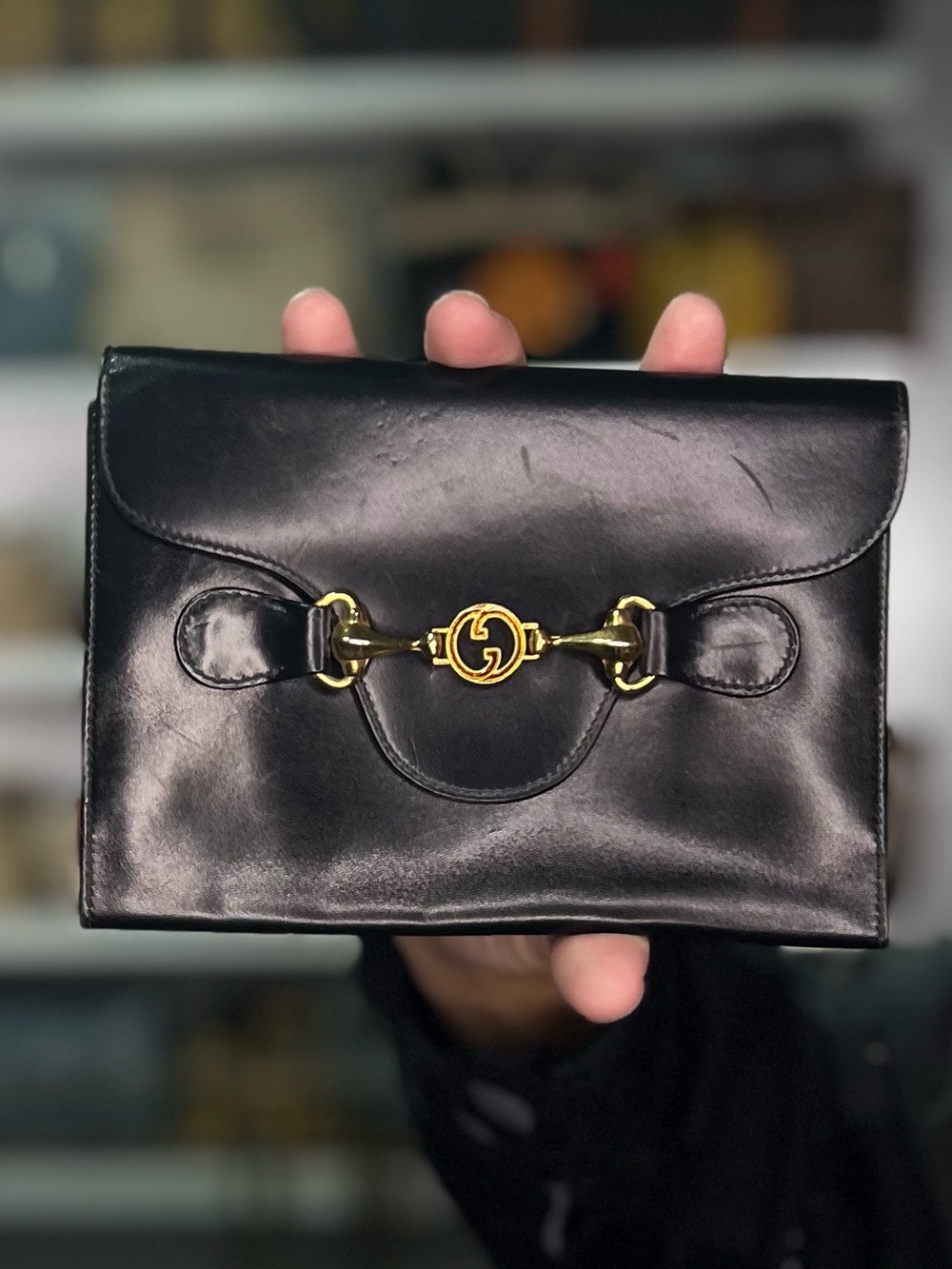 Gucci Rare Horsebit Clutch / Wallet